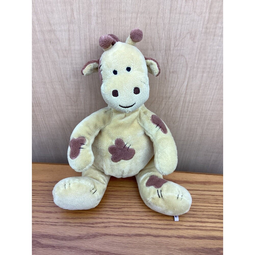 Baby Boyds Giraffe Plush Rattle 10 Inch Stuffed Animal Toy Lovey Very Soft